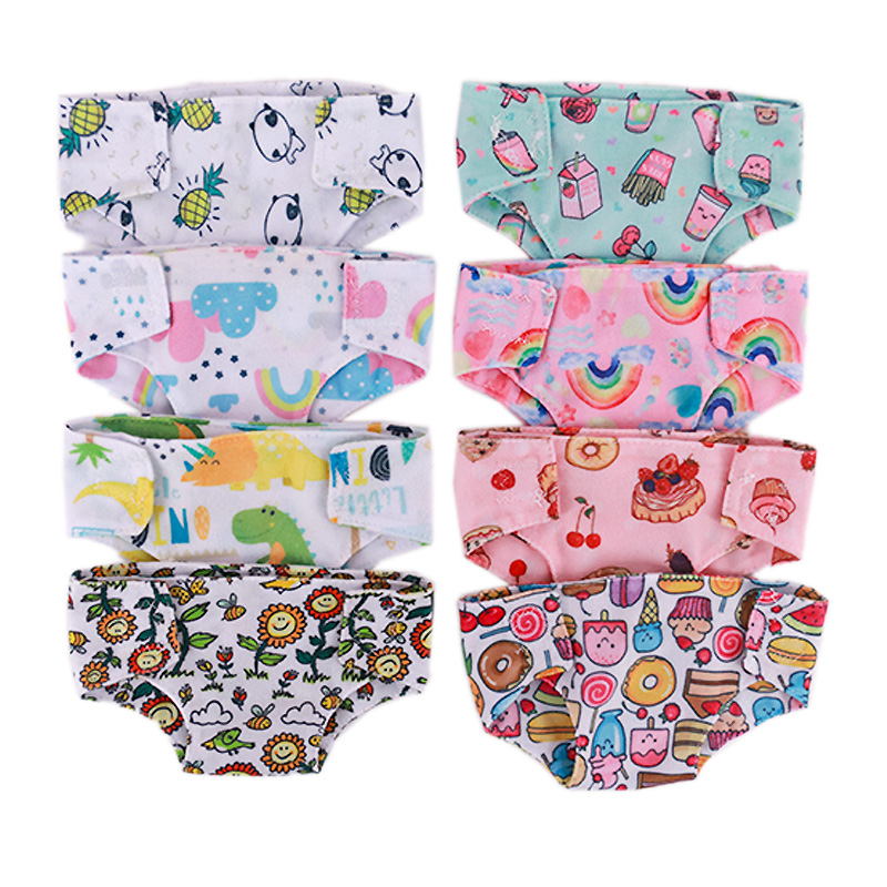 Cloth Diaper Insert - Doll Diapers Cute Underwear Animal Fruit