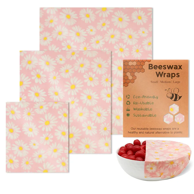 Beeswax Food Cover - Reusable 3 piece set Food Fresh