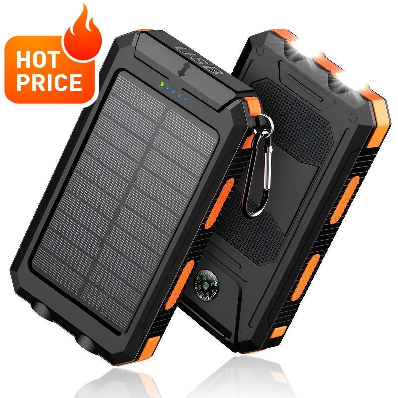 Solar Charger Panel Foldable - 【FREEShip】Solar Charger PowerBank 10000mAh Solar Phone