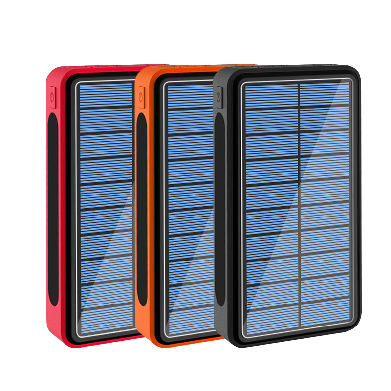 Solar Charger Panel Foldable - 50000mAh Solar Power Bank Portable External