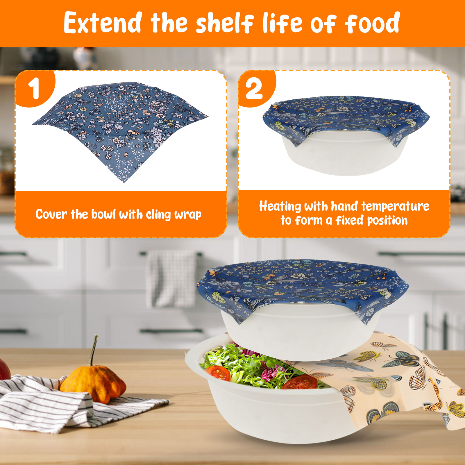 11 Pcs Beeswax Food Wrap Set R - مراجعة Beeswax Food Cover وسعره