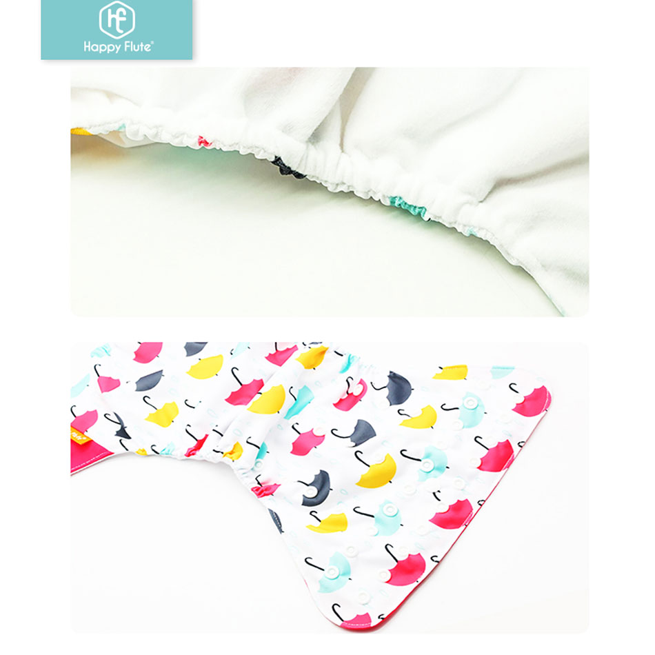 Happyflute 4pcs/Set Washable E - مراجعة Cloth Diaper Insert وسعره