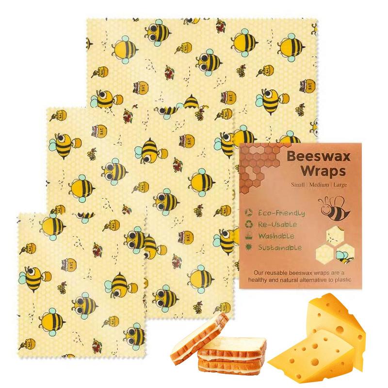 3pcs Reusable Food Fresh Keepi - مراجعة Beeswax Food Cover وسعره