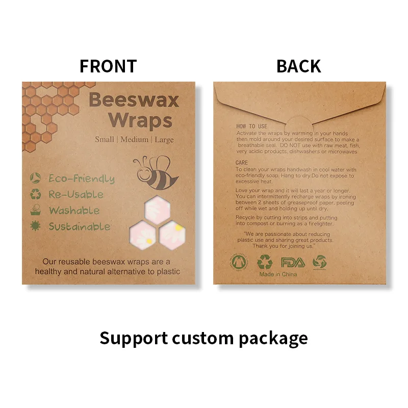 Reusable 3 piece set Food Fres - مراجعة Beeswax Food Cover وسعره