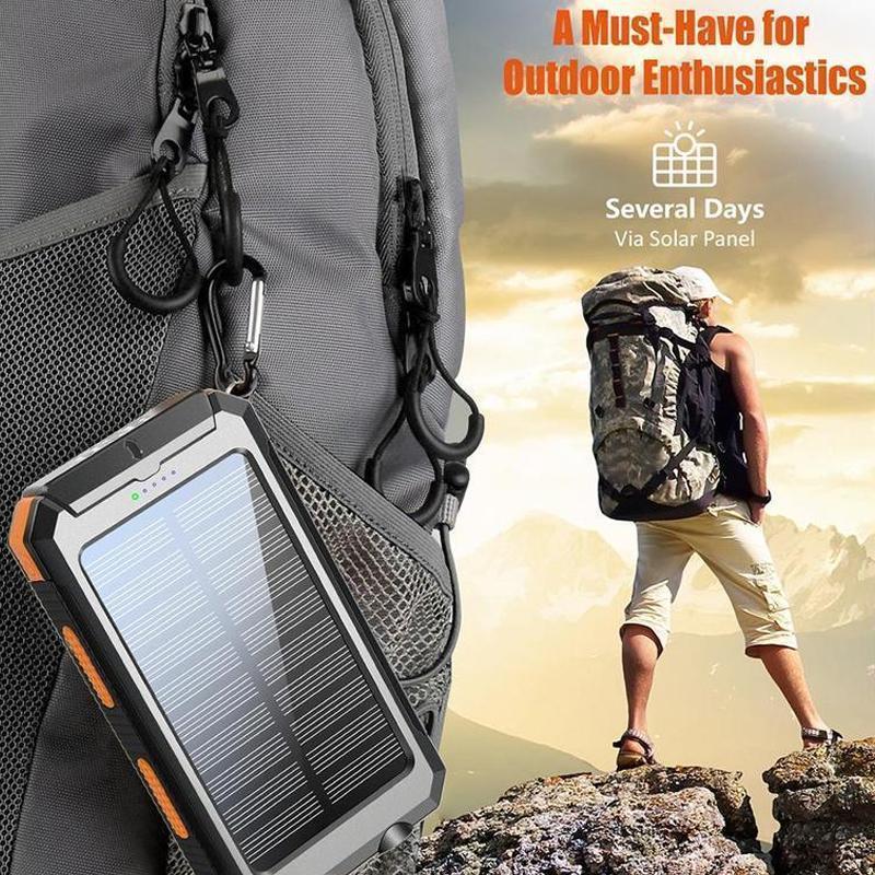 【FREEShip】Solar Charger PowerB - مراجعة Solar Charger Panel Foldable وسعره
