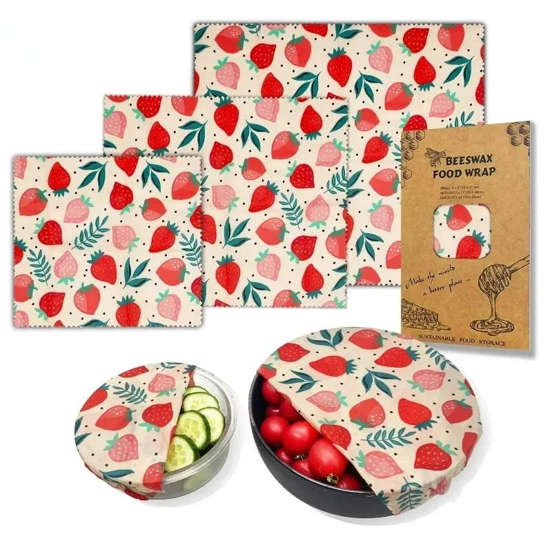 Reusable Mixed Pattern Beeswax - مراجعة Beeswax Food Cover وسعره