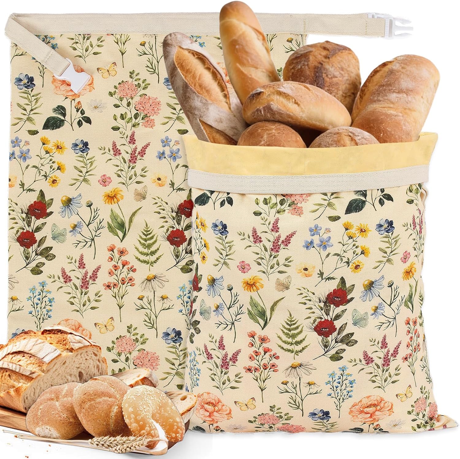 Reusable Beeswax Bread Bags fo - مراجعة Beeswax Food Cover وسعره