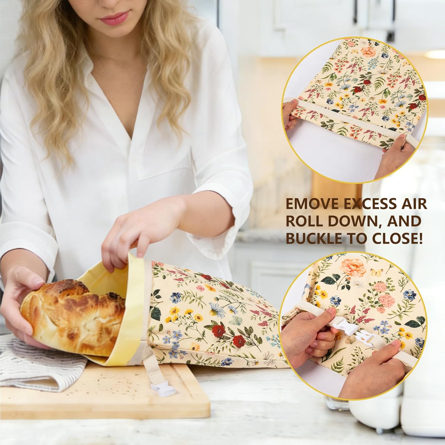 Reusable Beeswax Bread Bags fo - مراجعة Beeswax Food Cover وسعره