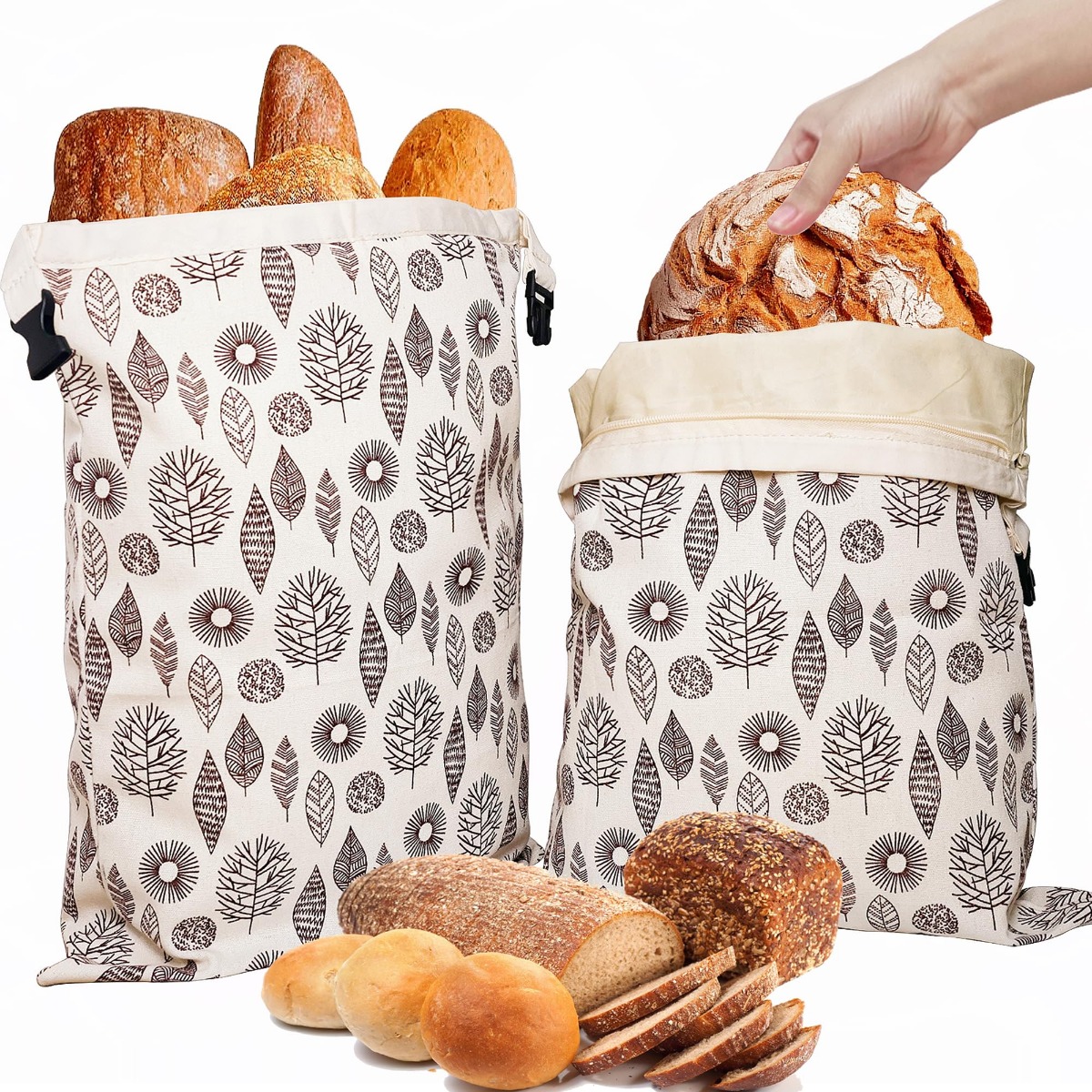 Reusable Beeswax Bread Bags fo - مراجعة Beeswax Food Cover وسعره