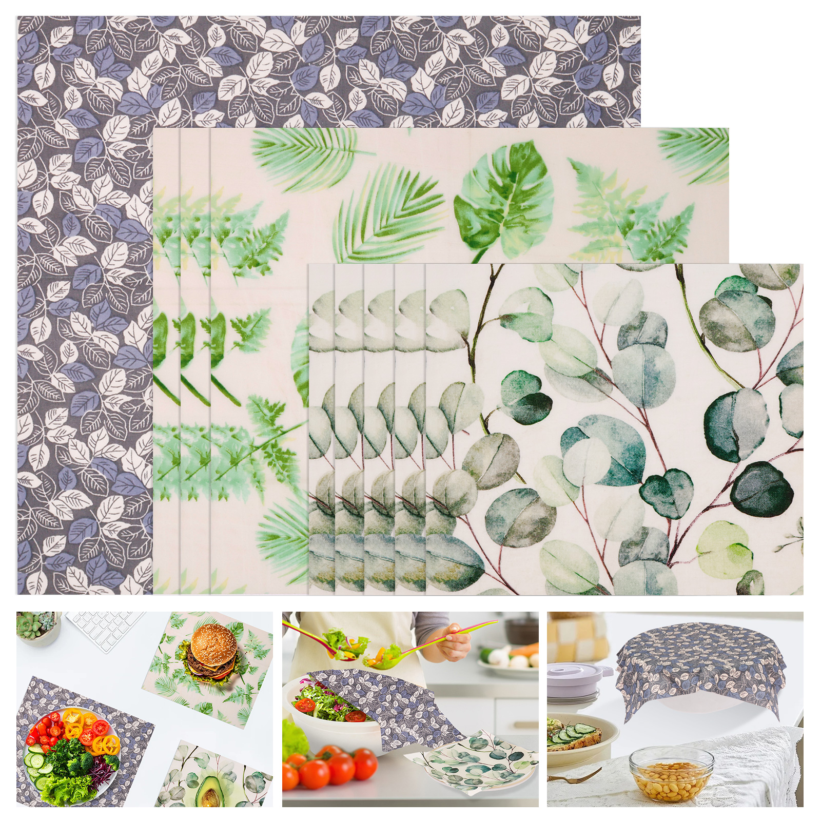 9 Pcs Reusable Beeswax Wrap fo - مراجعة Beeswax Food Cover وسعره