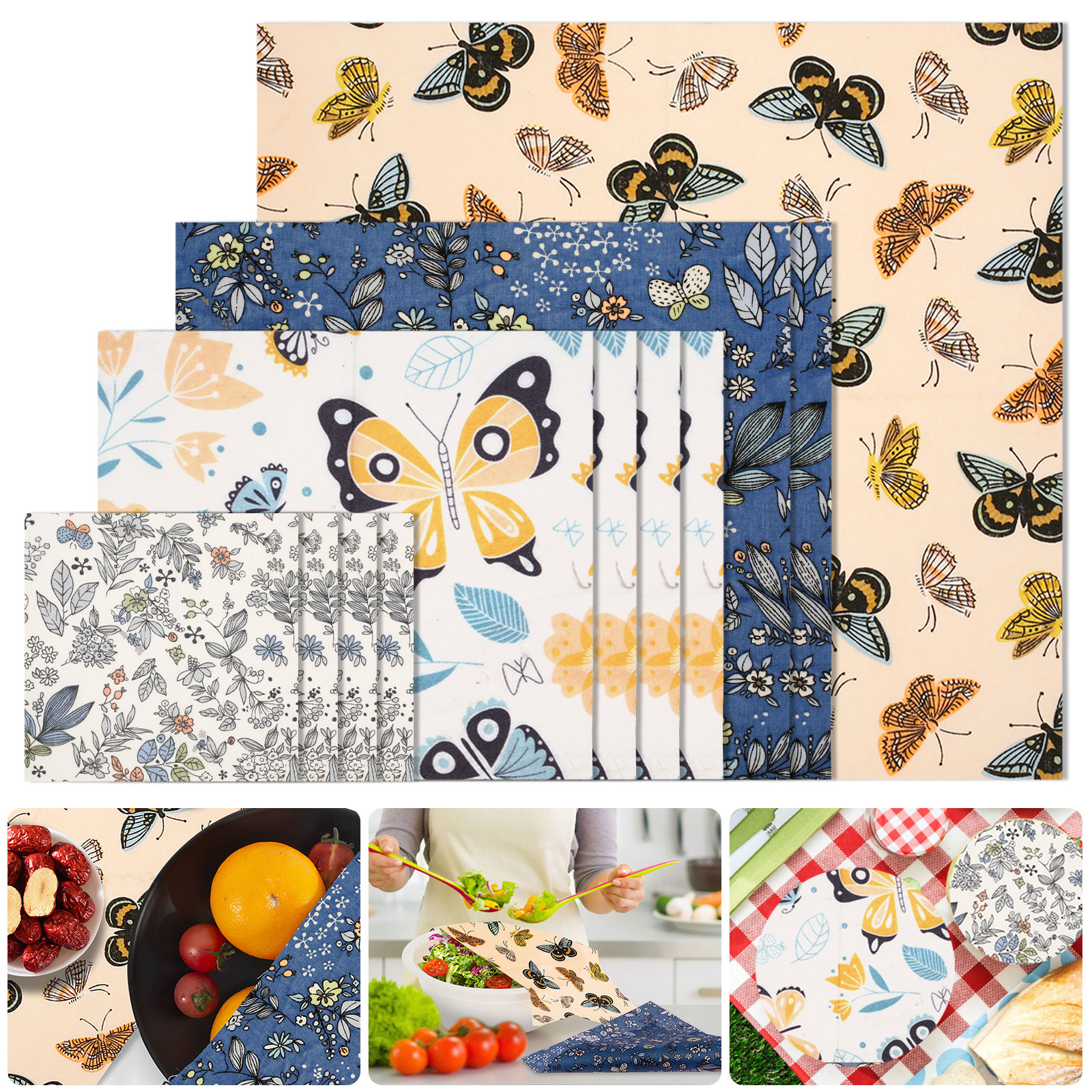 11 Pcs Beeswax Food Wrap Set R - مراجعة Beeswax Food Cover وسعره
