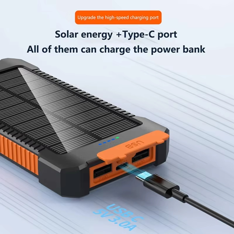 Lenovo 500000mAh Portable Sola - مراجعة Solar Charger Panel Foldable وسعره