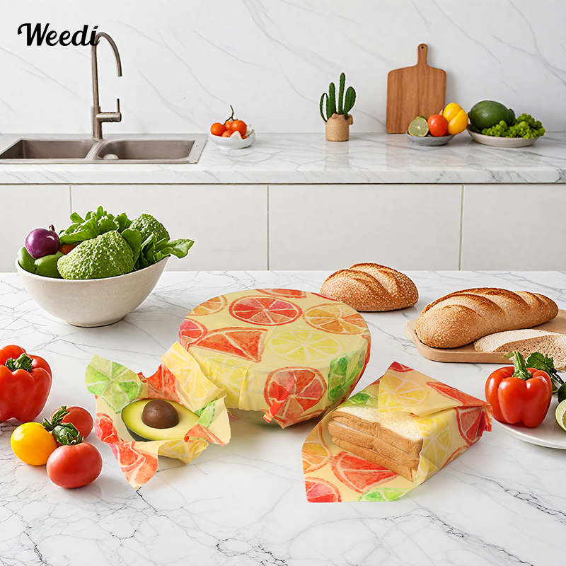 WEEDI 6PCS Plastic-Free Reusab - مراجعة Beeswax Food Cover وسعره