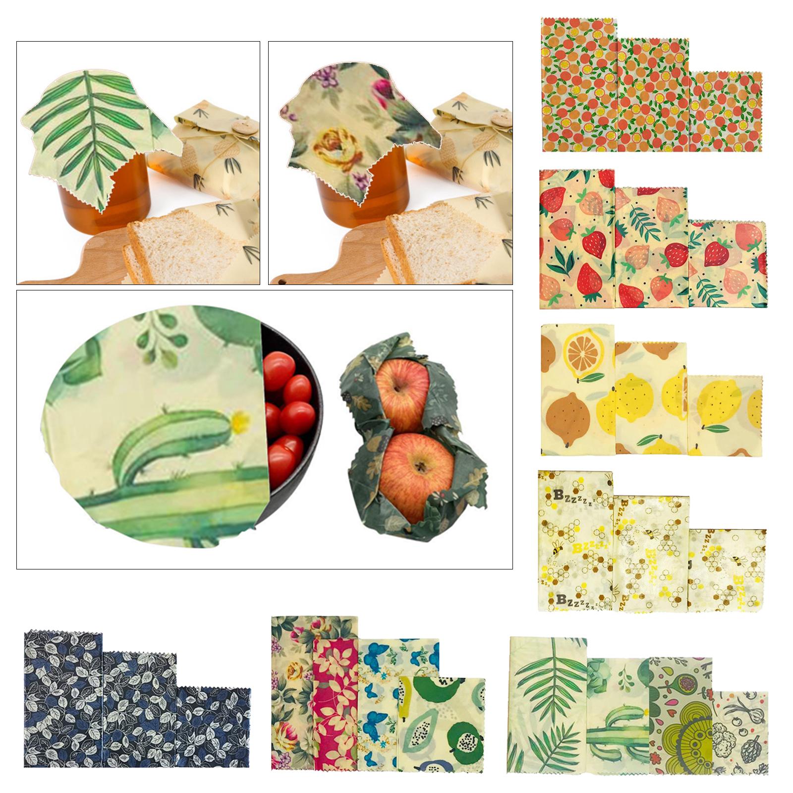 4x Beeswax Food Wraps for Wrap - مراجعة Beeswax Food Cover وسعره