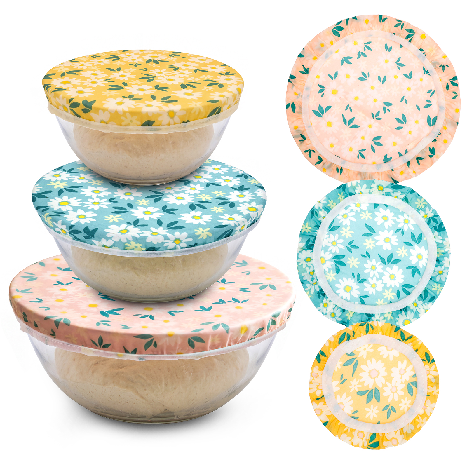 3Pcs Bowl Covers Cotton Beeswa - مراجعة Beeswax Food Cover وسعره