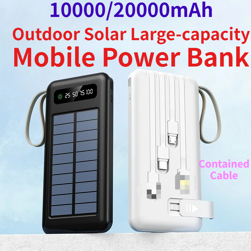 10000/20000mAh Outdoor Solar L - مراجعة Solar Charger Panel Foldable وسعره